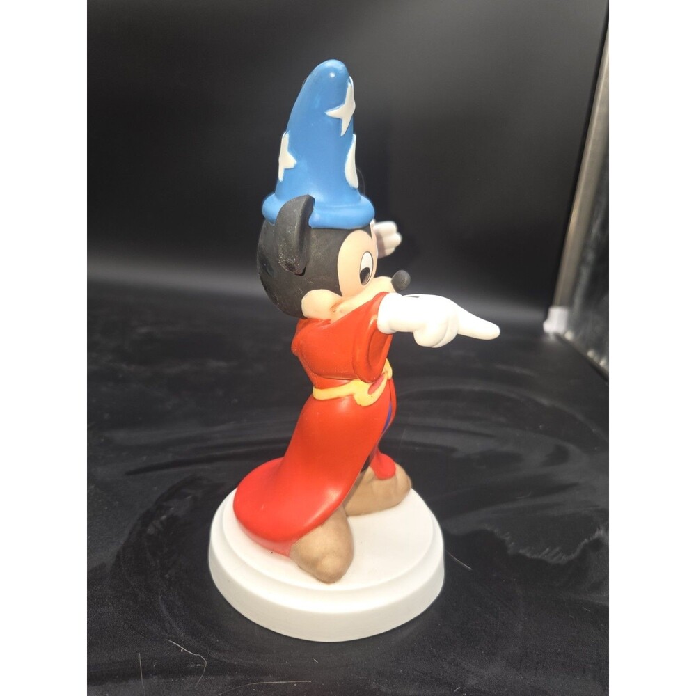 Vintage DISNEY Porcelain Mickey Mouse FANTASIA WIZARD 8" Figurine - Picture 10 of 14